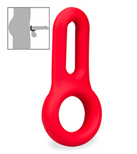 Load image into Gallery viewer, Doppel-Cockring aus medizinischem Silikon Vaster