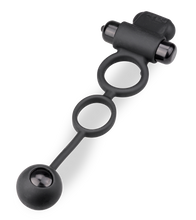 Load image into Gallery viewer, Doppel-Cockring mit Vibration und Analkugel