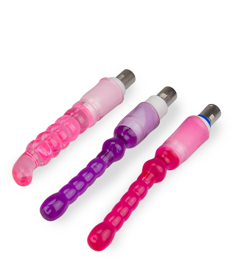 Dreierpack Analplugs für Fickmaschine