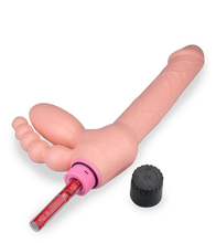 Load image into Gallery viewer, Dreifachdildo mit Vibration