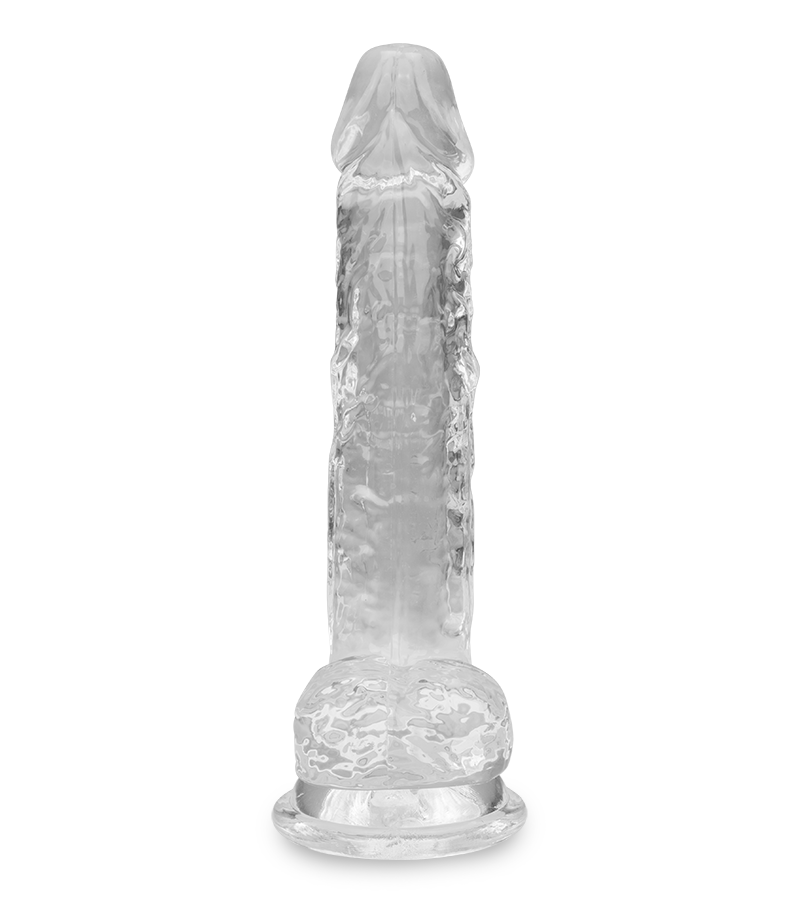 Durchsichtiger Saugnapf-Dildo Casper