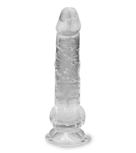 Load image into Gallery viewer, Durchsichtiger Saugnapf-Dildo Casper