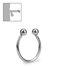 Load image into Gallery viewer, Eichelring aus Edelstahl Hufeisen