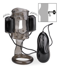Load image into Gallery viewer, Eichelvibrator mit Cockring Tio