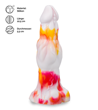 Load image into Gallery viewer, Fantasy-Dildo mit Saugnapf Hakutaku