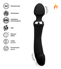 Load image into Gallery viewer, Fantasy Wand Vibrator mit Heizung Treat