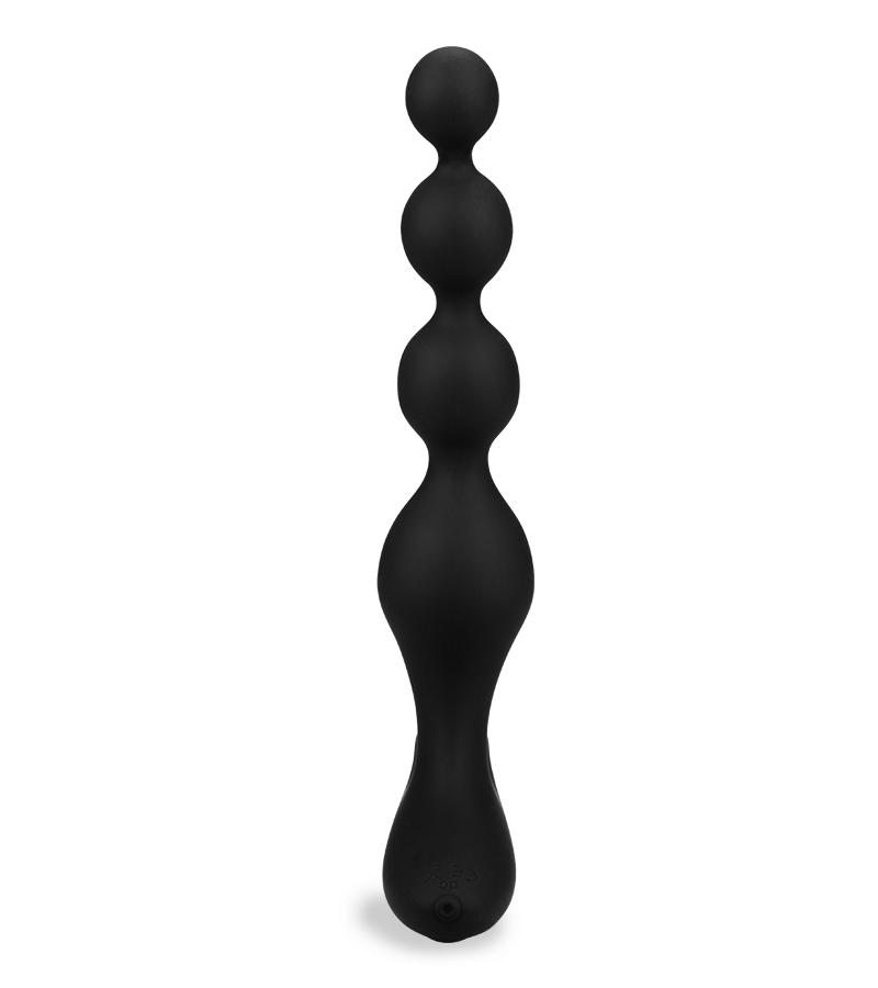 Ferngesteuerte Analkette mit Vibration Whisper