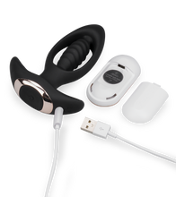 Load image into Gallery viewer, Ferngesteuerter Analplug mit Vibration Anchor