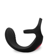 Load image into Gallery viewer, Ferngesteuerter Hoden-Massager mit Doppel-Cockring Shape