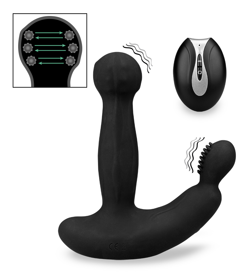 Ferngesteuerter Prostatastimulator Wow