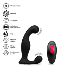 Load image into Gallery viewer, Ferngesteuerter Prostatavibrator Lord