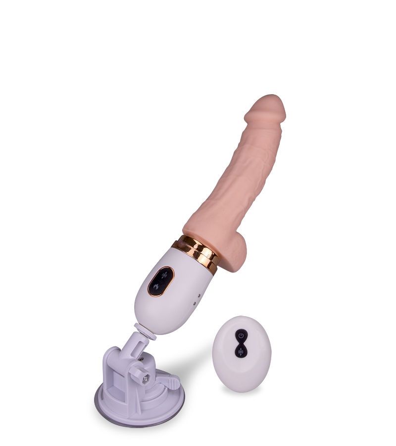 Ferngesteuerter Stoßdildo mit Rotation Randy