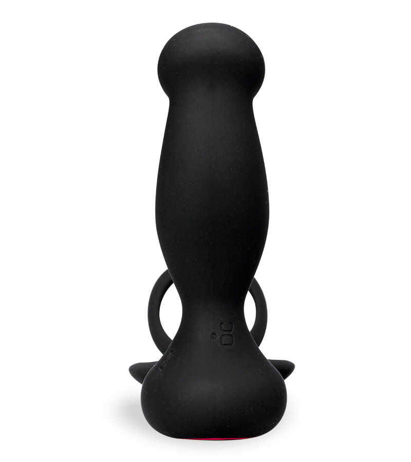 Ferngesteuertes Prostata-Sextoy mit Penis- und Hodenring