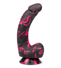 Load image into Gallery viewer, Gebogener Silikon-Dildo mit Saugnapf