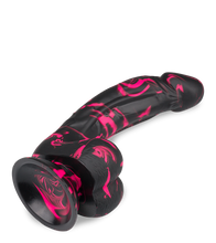 Load image into Gallery viewer, Gebogener Silikon-Dildo mit Saugnapf