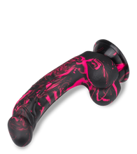 Load image into Gallery viewer, Gebogener Silikon-Dildo mit Saugnapf
