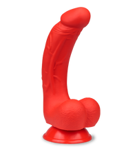 Load image into Gallery viewer, Gebogener Silikon-Dildo mit Saugnapf