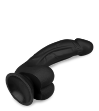 Load image into Gallery viewer, Gebogener Silikon-Dildo mit Saugnapf