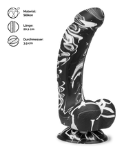 Load image into Gallery viewer, Gebogener Silikon-Dildo mit Saugnapf
