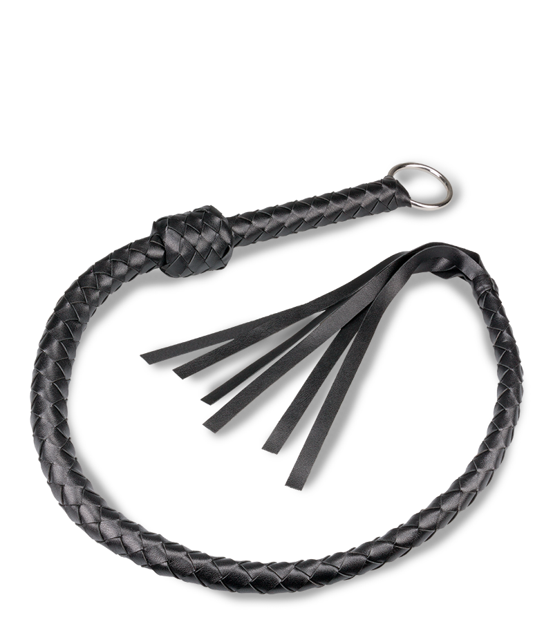 Geflochtene BDSM-Peitsche 105 cm