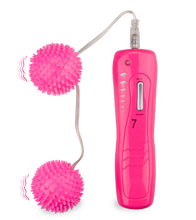 Load image into Gallery viewer, Genoppte Vibro-Liebeskugeln in Rosa
