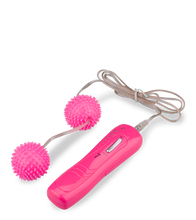 Load image into Gallery viewer, Genoppte Vibro-Liebeskugeln in Rosa