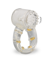Load image into Gallery viewer, Genoppter durchsichtiger Vibro-Penisring
