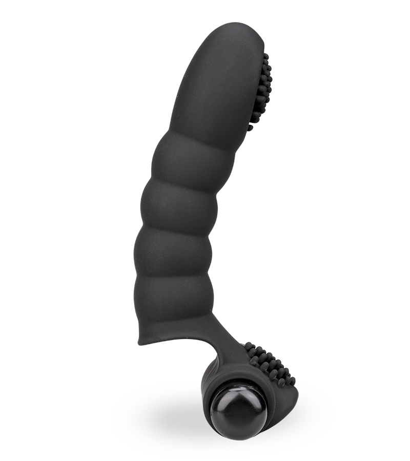 Genoppter Fingervibrator für G-Punkt und Prostata