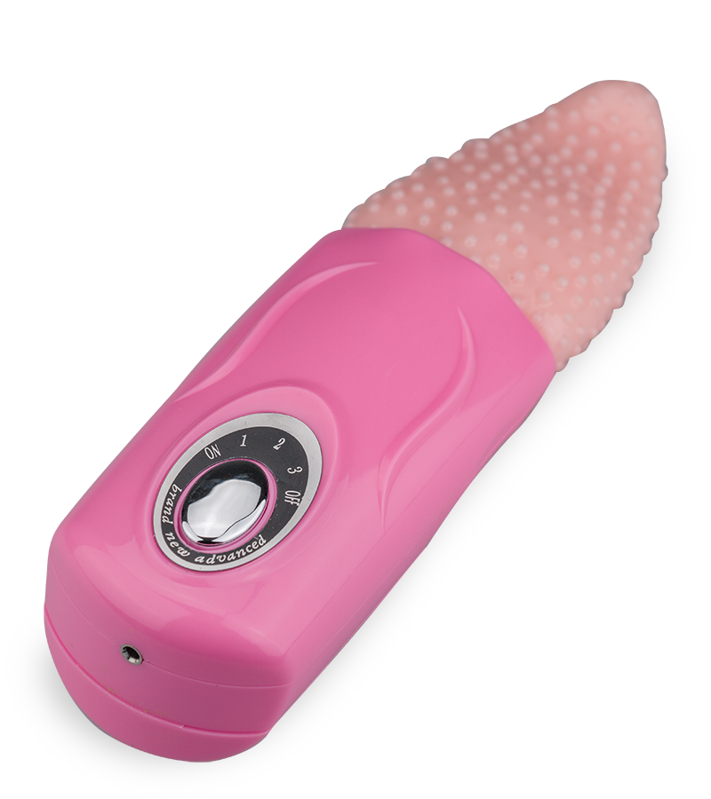 Genoppter Klitoris- &amp; Vagina-Stimulator mit Vibration