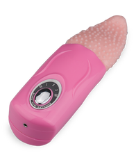 Load image into Gallery viewer, Genoppter Klitoris- &amp; Vagina-Stimulator mit Vibration