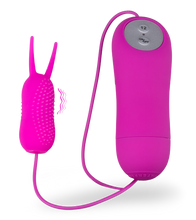 Load image into Gallery viewer, Genoppter Klitorisstimulator Pink Devil