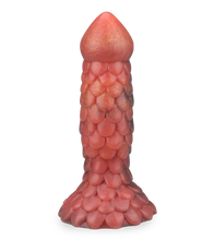 Load image into Gallery viewer, Geschuppter Drachen-Dildo mit Saugnapf 19 cm