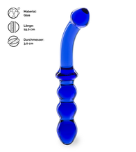 Load image into Gallery viewer, Glasdildo Blueberry