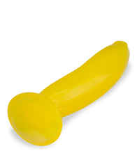 Load image into Gallery viewer, Großer Bananen-Analplug mit Saugfuß