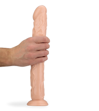 Load image into Gallery viewer, Großer Saugnapf-Dildo mit Aderung Dustin