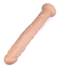 Load image into Gallery viewer, Großer Saugnapf-Dildo mit Aderung Dustin