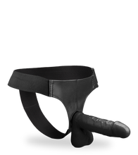 Load image into Gallery viewer, Großer Strapon-Dildo mit O-Ring