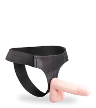 Load image into Gallery viewer, Großer Strapon-Dildo mit O-Ring