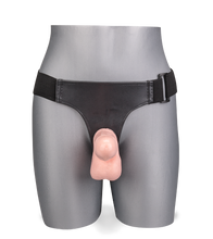 Load image into Gallery viewer, Großer Strapon-Dildo mit O-Ring