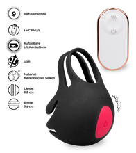 Load image into Gallery viewer, Hodenvibrator mit Cockring Lifto