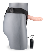 Load image into Gallery viewer, Hohler hautfarbener Umschnall-Vibrator Sascha