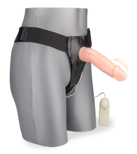 Load image into Gallery viewer, Hohler XL-Umschnalldildo mit Vibration