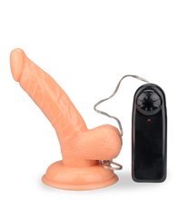 Load image into Gallery viewer, Kleiner Dildo-Vibrator mit Saugfuß