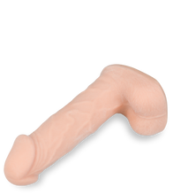 Load image into Gallery viewer, Kleiner Naturdildo mit Hoden und Eichel