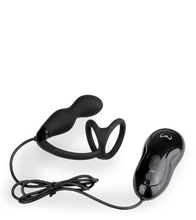 Load image into Gallery viewer, Kleiner Prostata-Stimulator mit Doppel-Cockring Remember