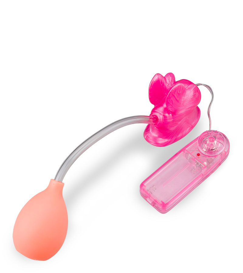 Klitorissauger mit Vibration und Pumpe