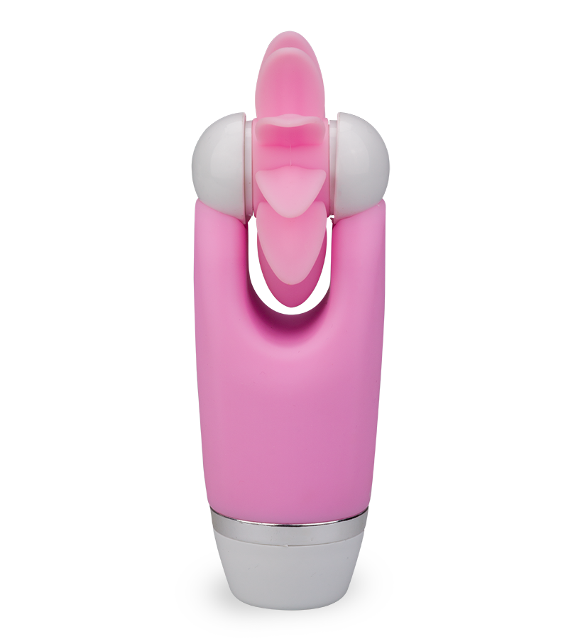 Klitorisstimulator mit rotierenden Zungen Klitoris Kiss