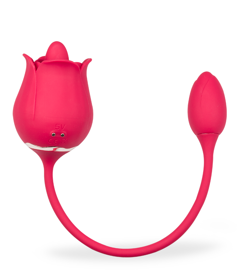 Klitorisstimulator mit Vibroei Blooming