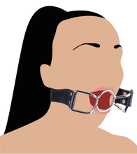Load image into Gallery viewer, Knebelring und Mundspreizer Spider Bondage