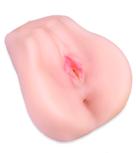 Load image into Gallery viewer, Lebensgroße Gummimuschi Vagina und Anus mit Vibration